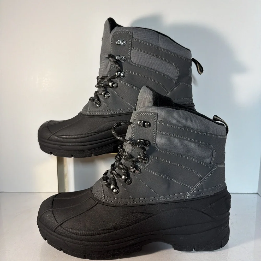 Eddie Bauer- Size11 - Mens Winter Snow Rain Boots Outdoor Waterproof Hiking Work